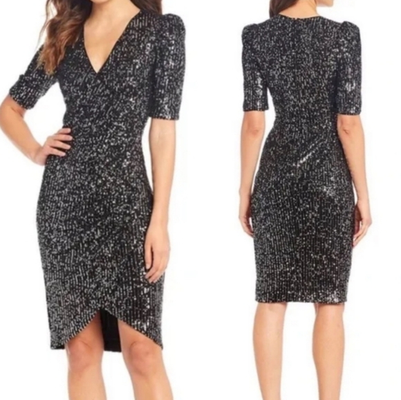 Calvin Klein Dresses & Skirts - Calvin Klein Sequin Ruched Cocktail Dress